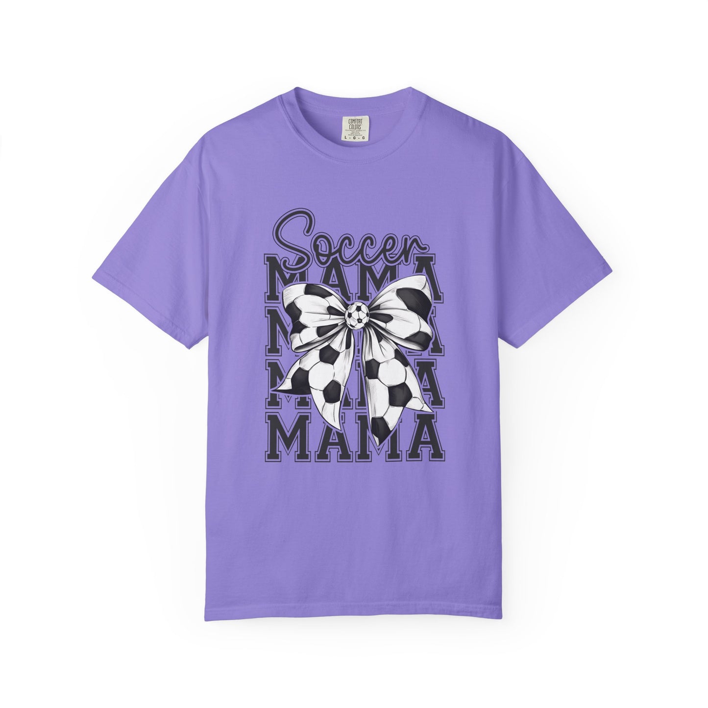 Purple & Gold Soccer Mom Comfort Colors T-Shirt