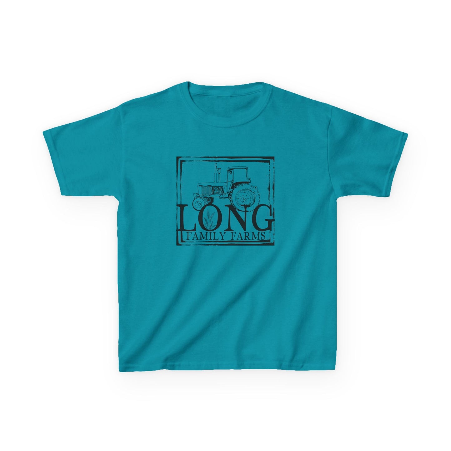 Tractor Print Heavy Cotton T-Shirt (YOUTH)