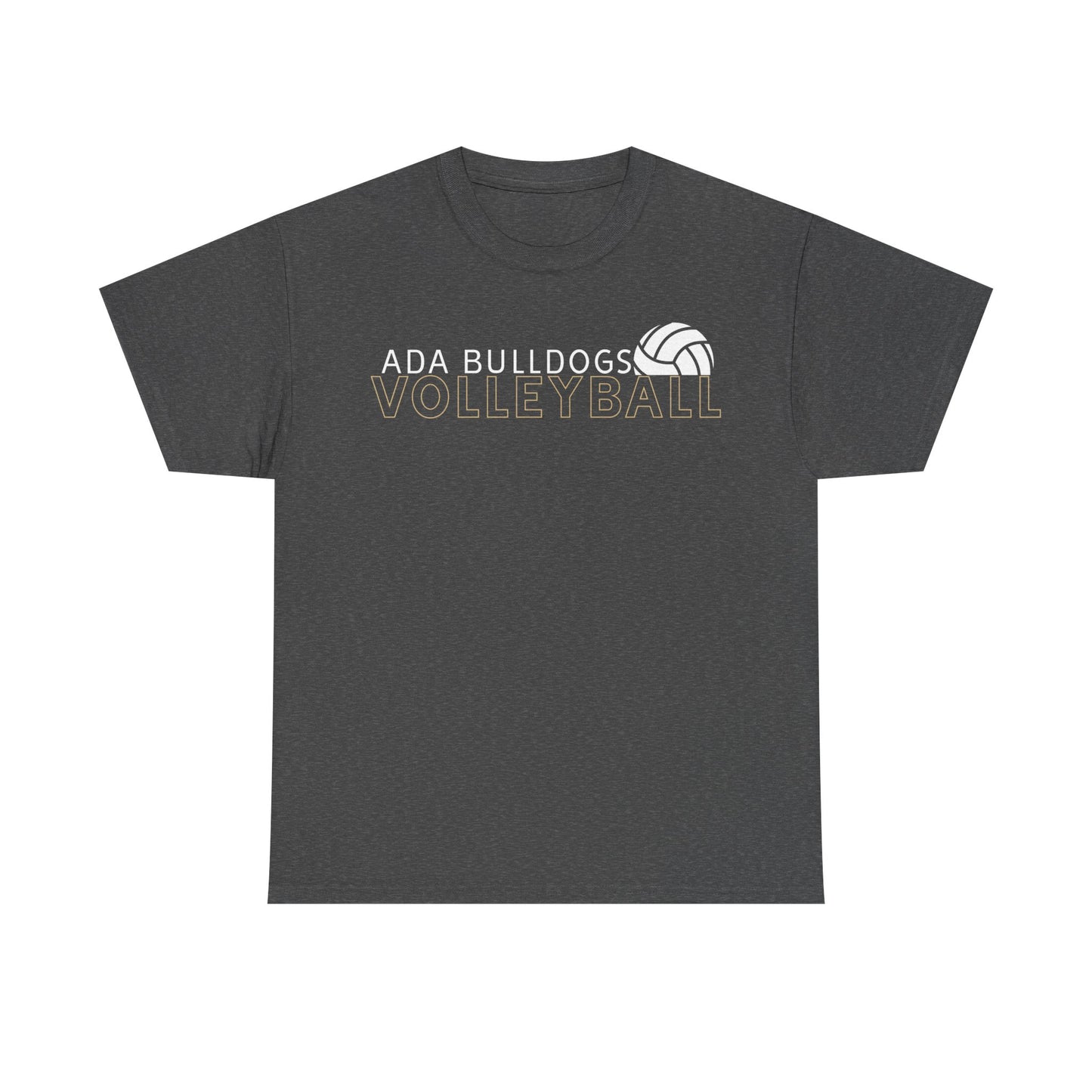 Ada Bulldogs Volleyball Heavy Cotton T-shirt