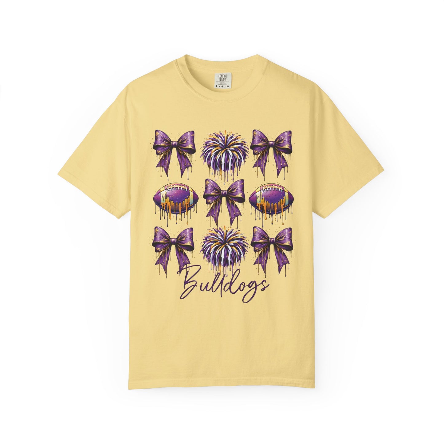 Ada Bulldogs Football Comfort Colors T-Shirt