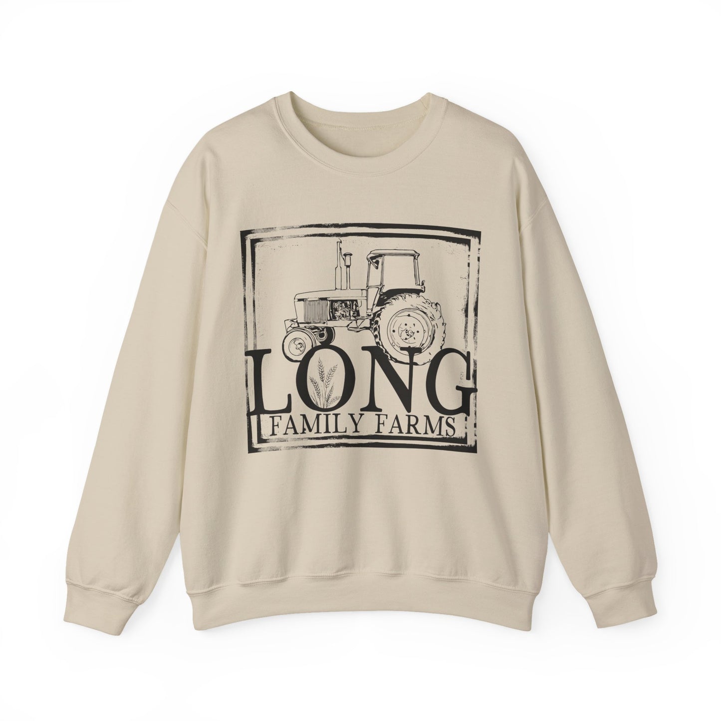 Tractor Print Crewneck Sweatshirt (ADULT)