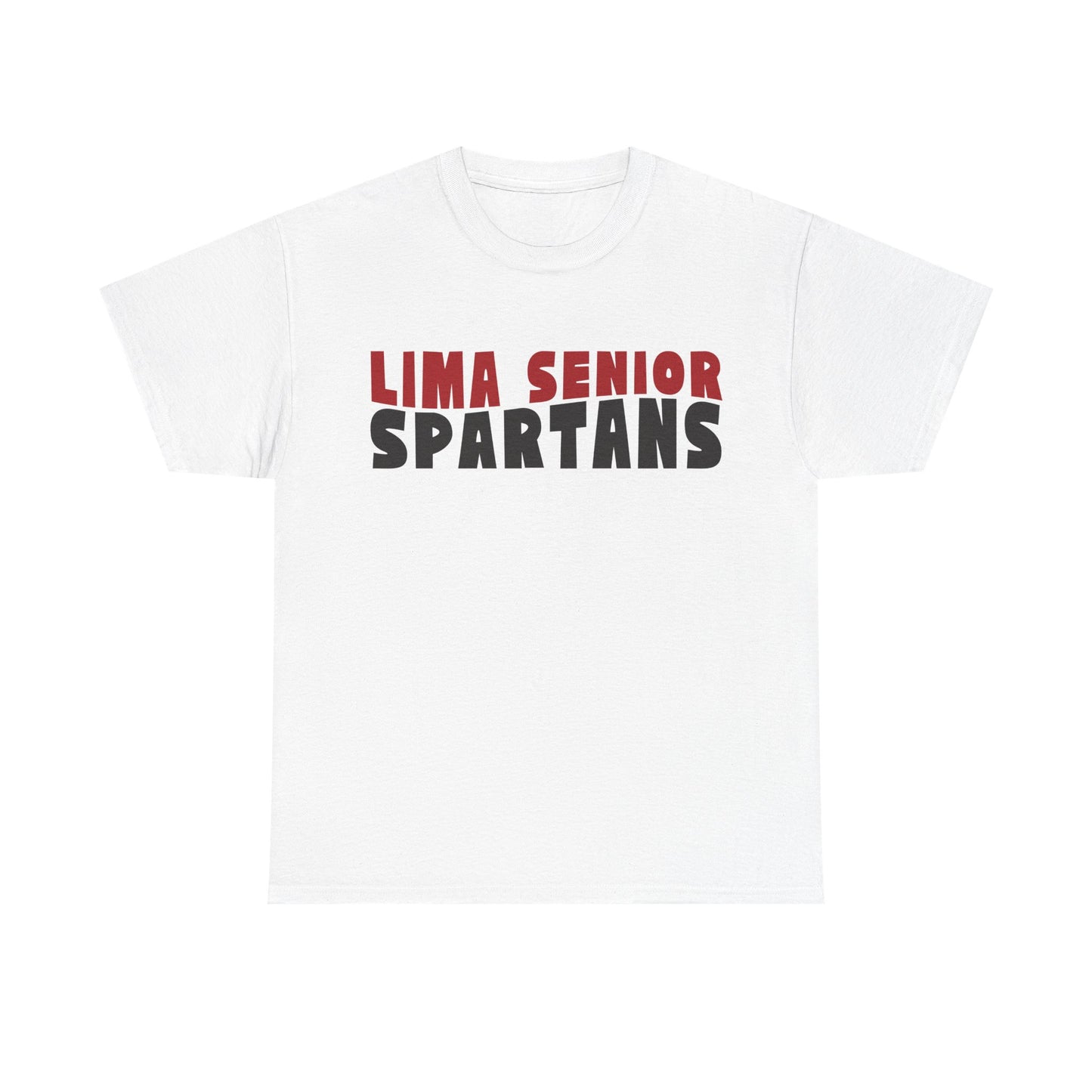 Lima Senior Spartans  Heavy Cotton T-shirt