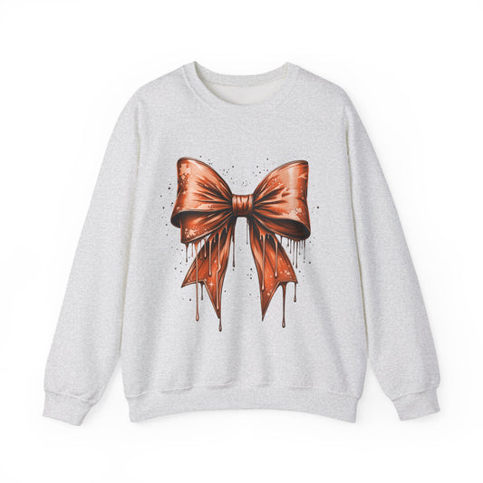 Orange Bow Sweatshirt