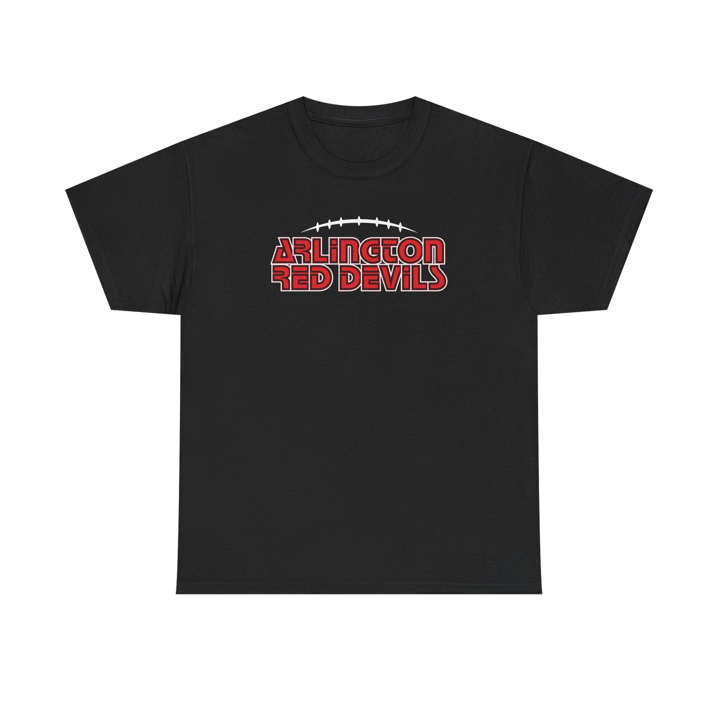 Arlington Red Devils Football Heavy Cotton T-shirt
