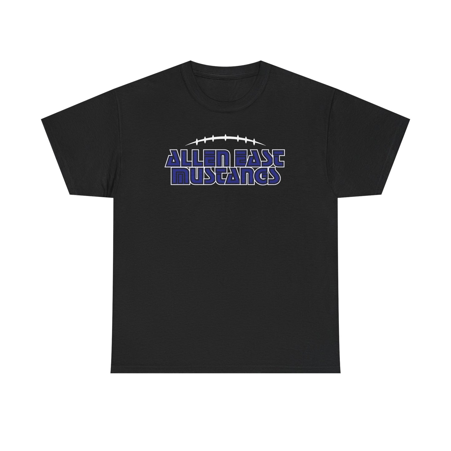 Allen East Mustangs Football Heavy Cotton T-shirt