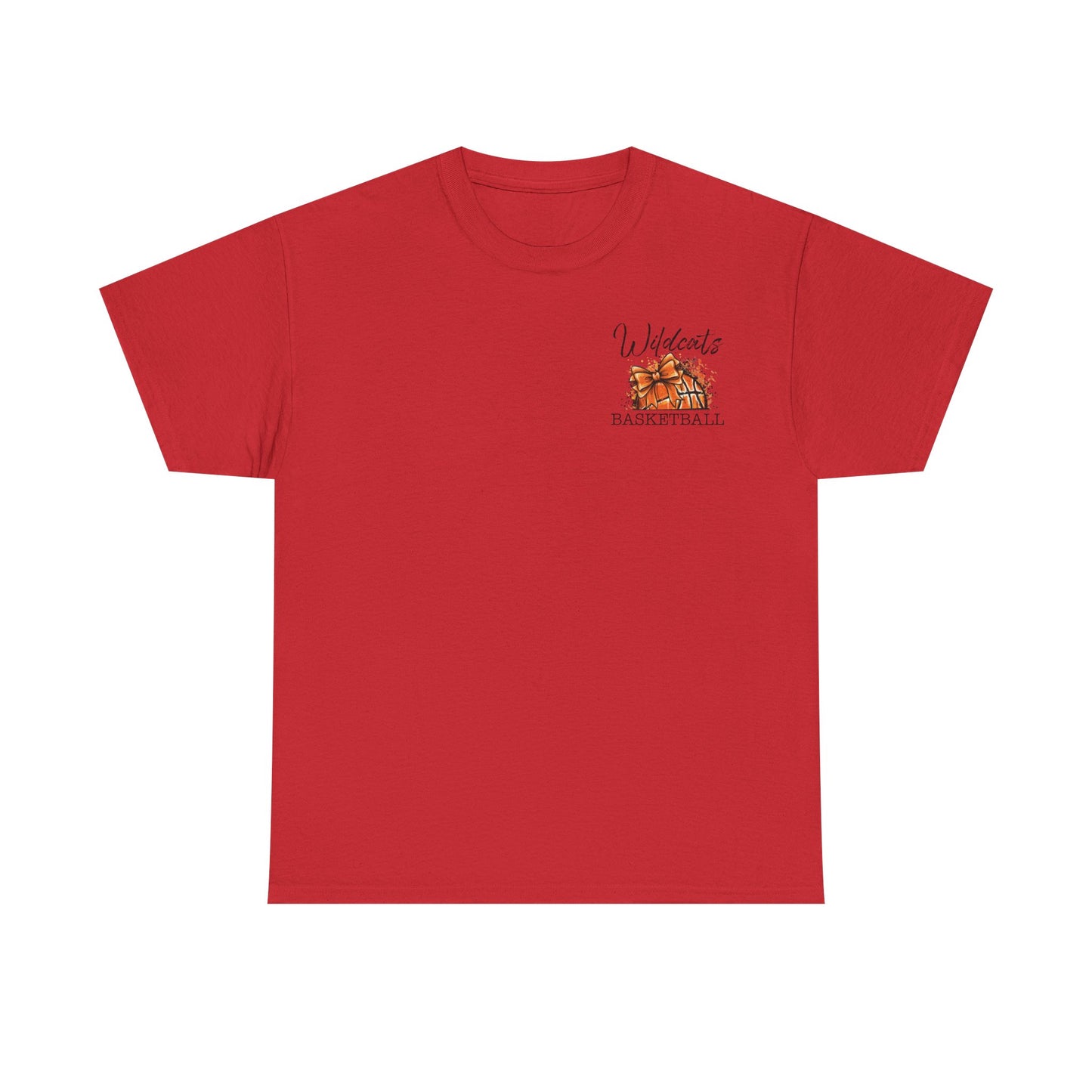 Vanlue Wildcats Basketball Heavy Cotton T-shirt