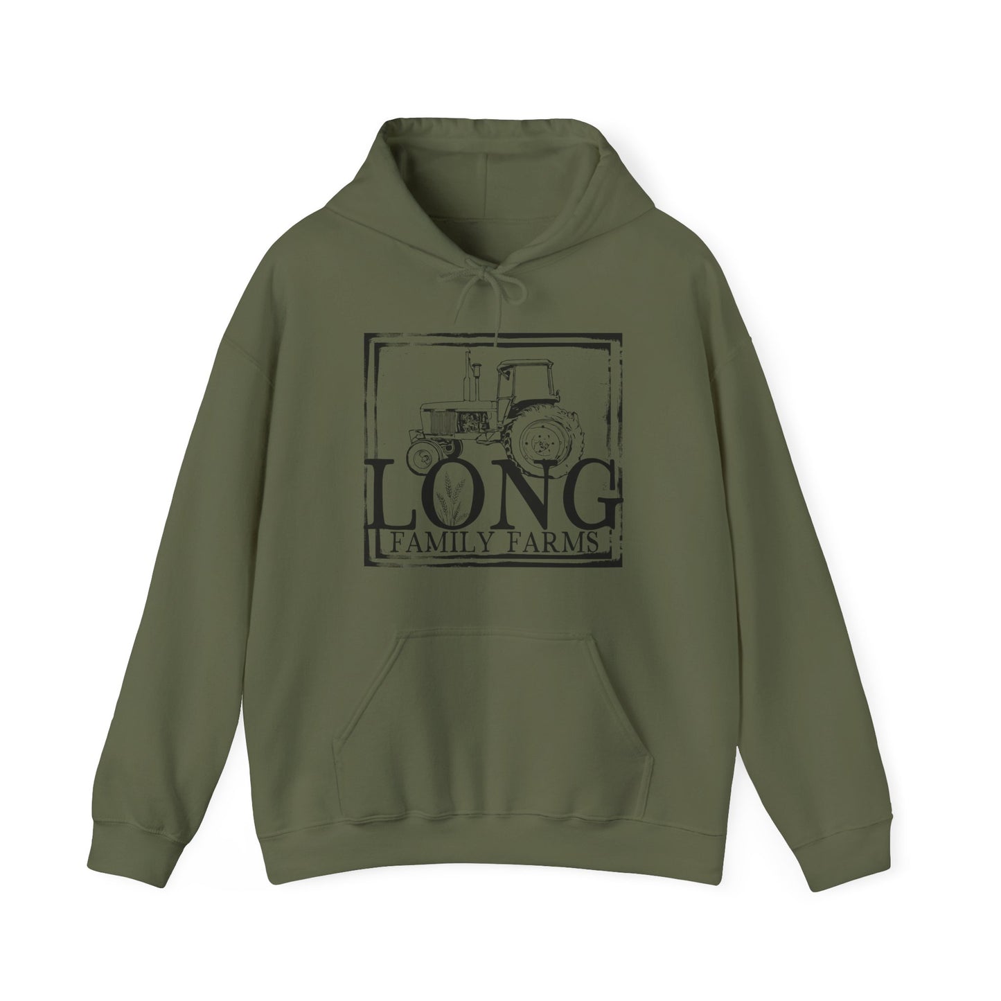 Tractor Print Hooded Sweatshirt (ADULT)