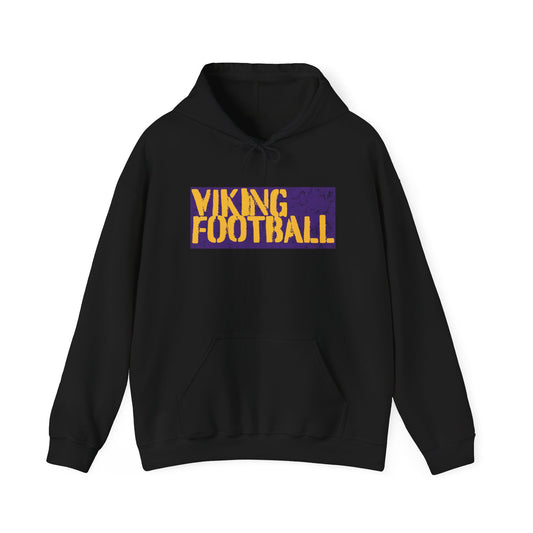 Leipsic Vikings Football Hooded Sweatshirt