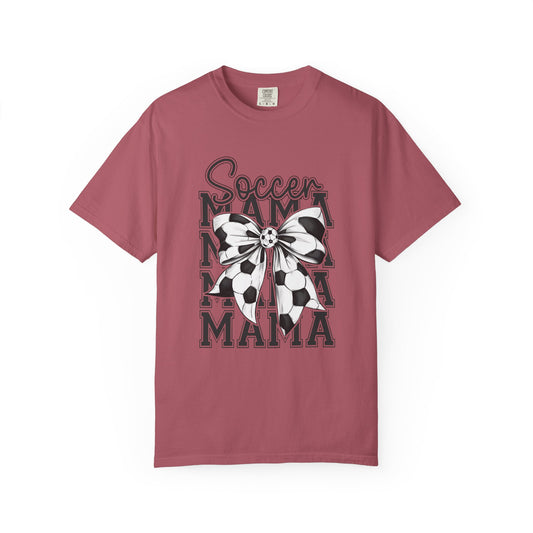 Red & Black Soccer Mom Comfort Colors T-Shirt