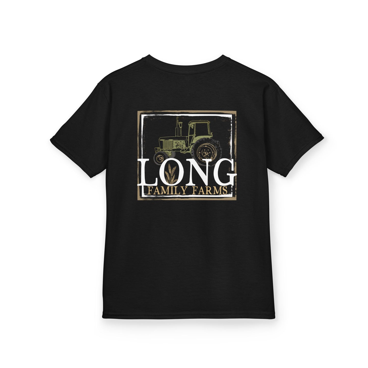 Tractor Print Heavy Cotton T-Shirt (YOUTH)