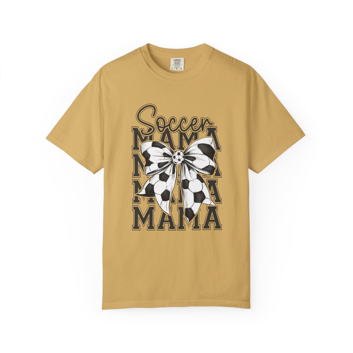 Purple & Gold Soccer Mom Comfort Colors T-Shirt