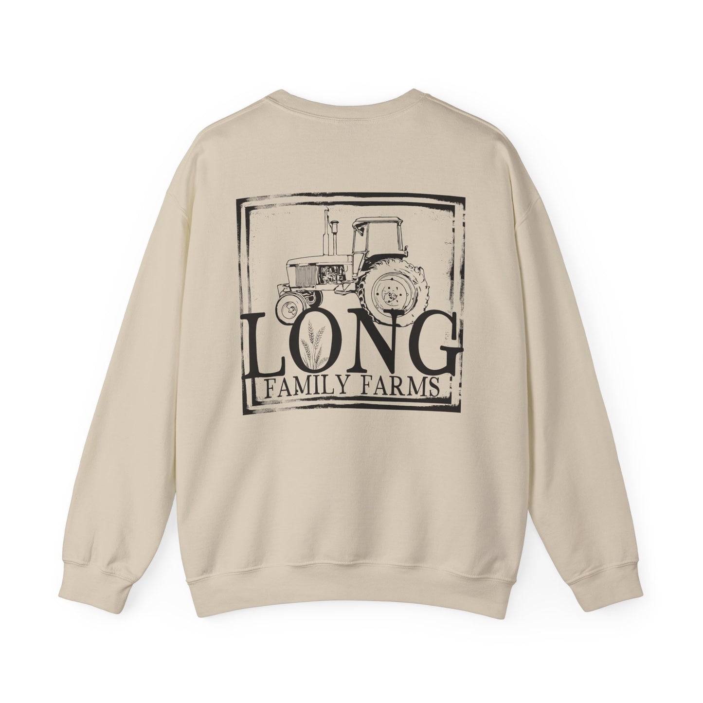 Tractor Print Crewneck Sweatshirt (ADULT)