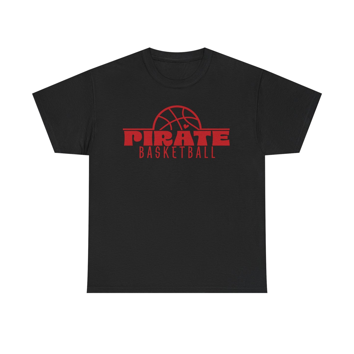 Bluffton Pirates Basketball Heavy Cotton T-shirt