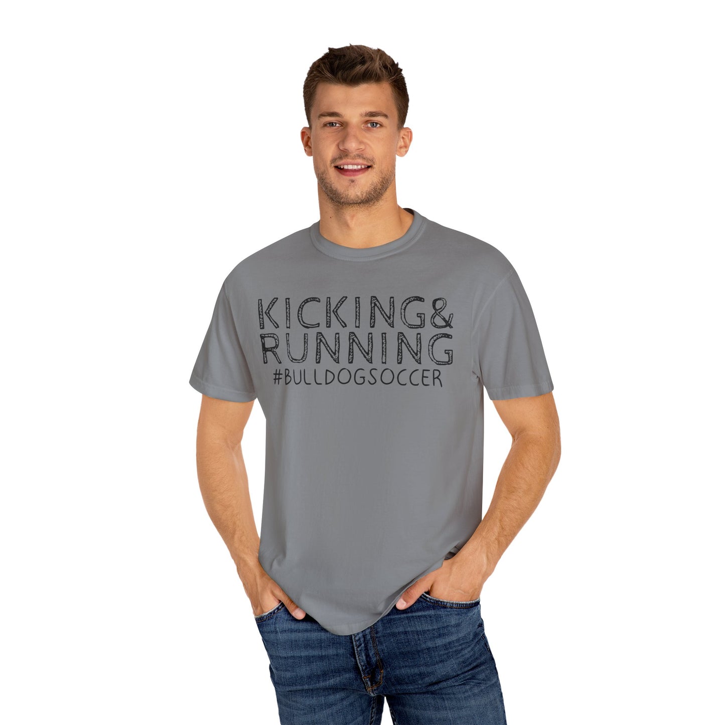 Ada Bulldogs Soccer Comfort Colors T-Shirt