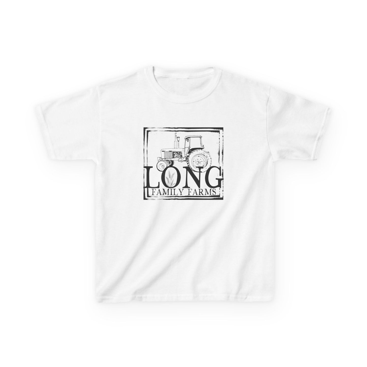 Tractor Print Heavy Cotton T-Shirt (YOUTH)