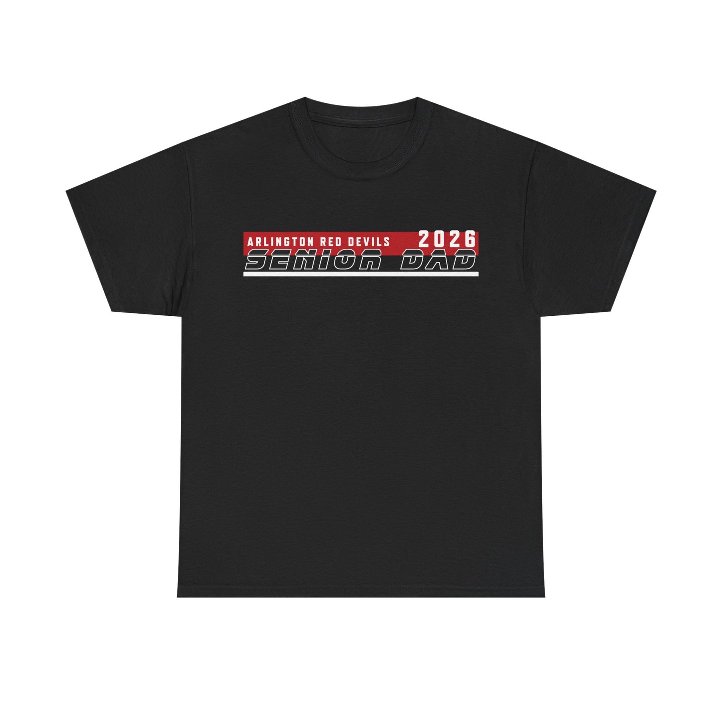 Arlington Red Devils 2026 Senior Dad Heavy Cotton T-shirt