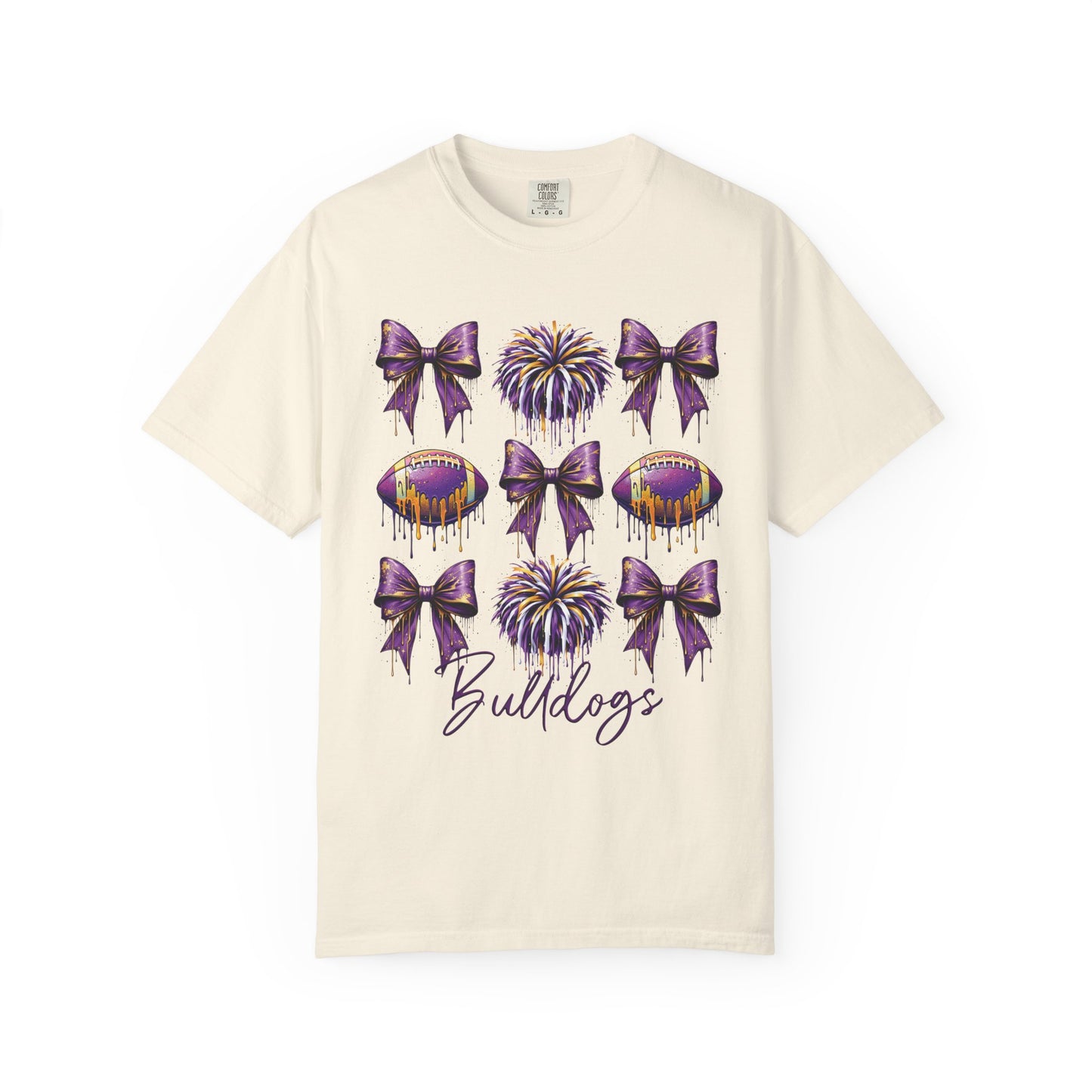 Ada Bulldogs Football Comfort Colors T-Shirt