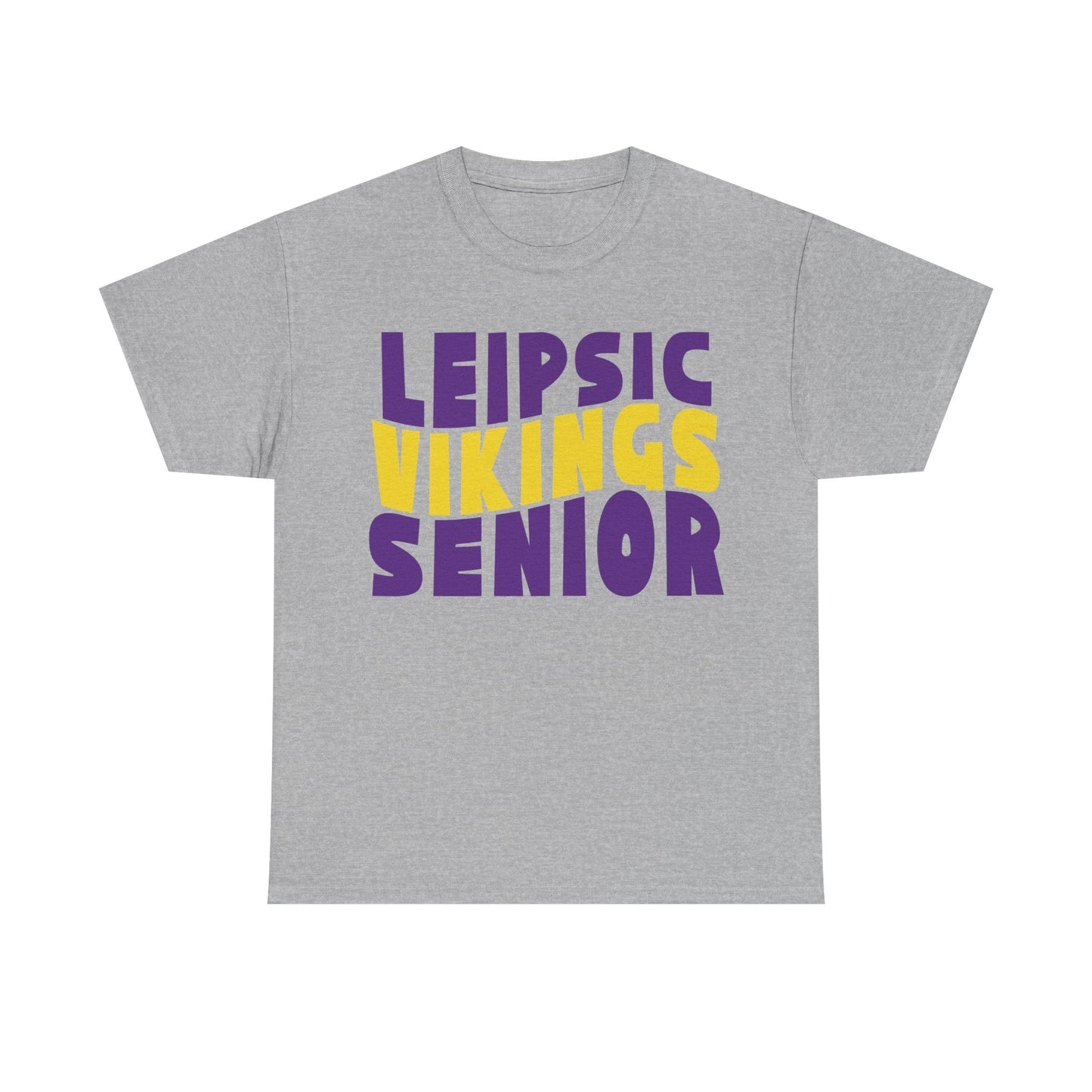 Leipsic Vikings Senior Heavy Cotton T-shirt