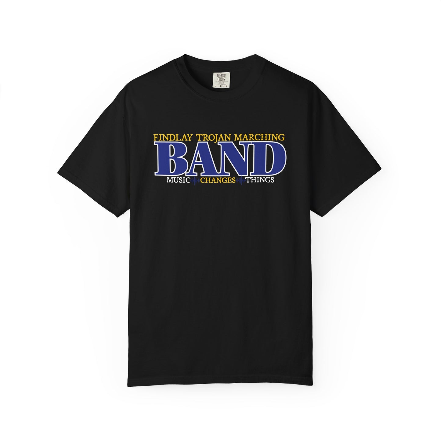 Findlay Trojans Band Comfort Colors T-Shirt