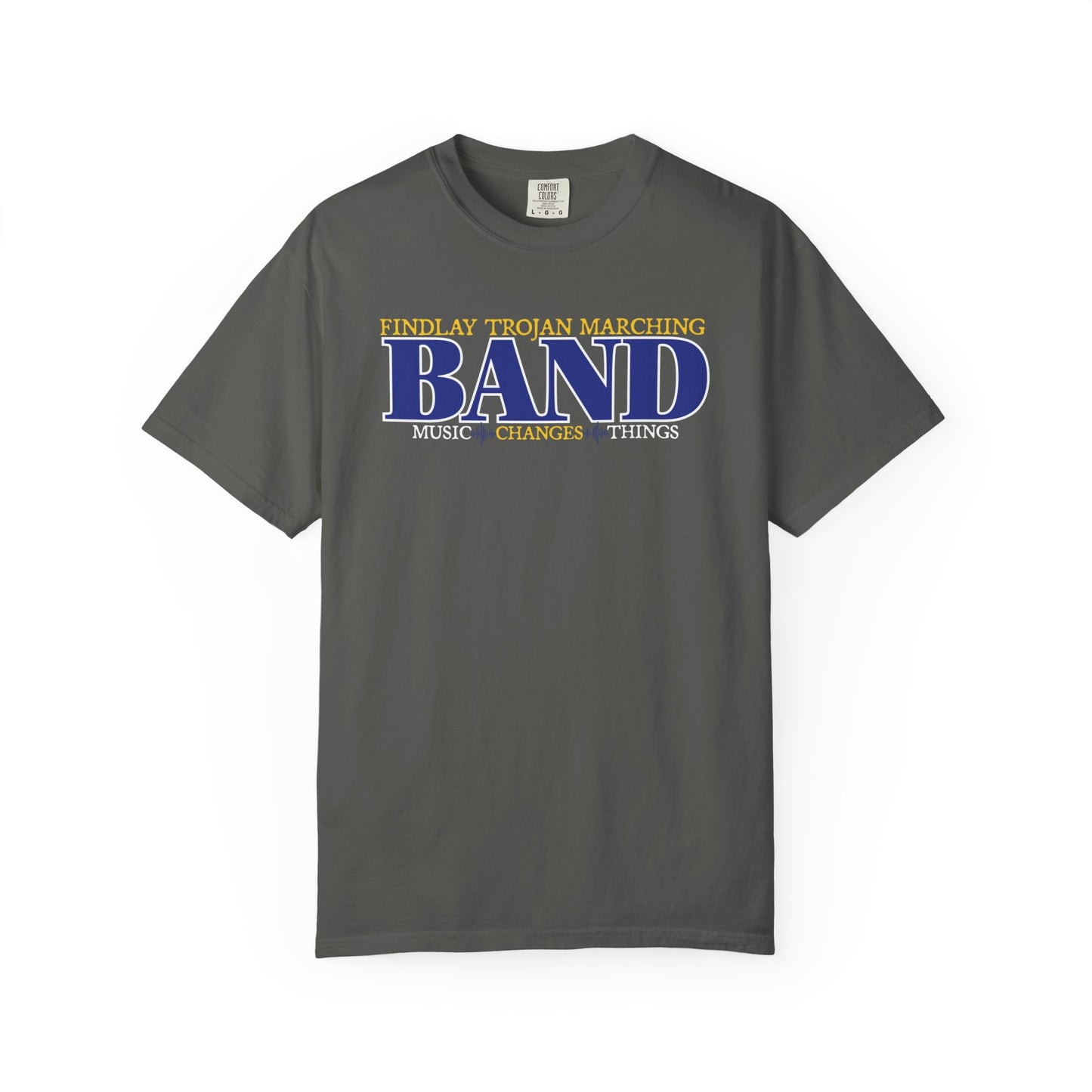 Findlay Trojans Band Comfort Colors T-Shirt