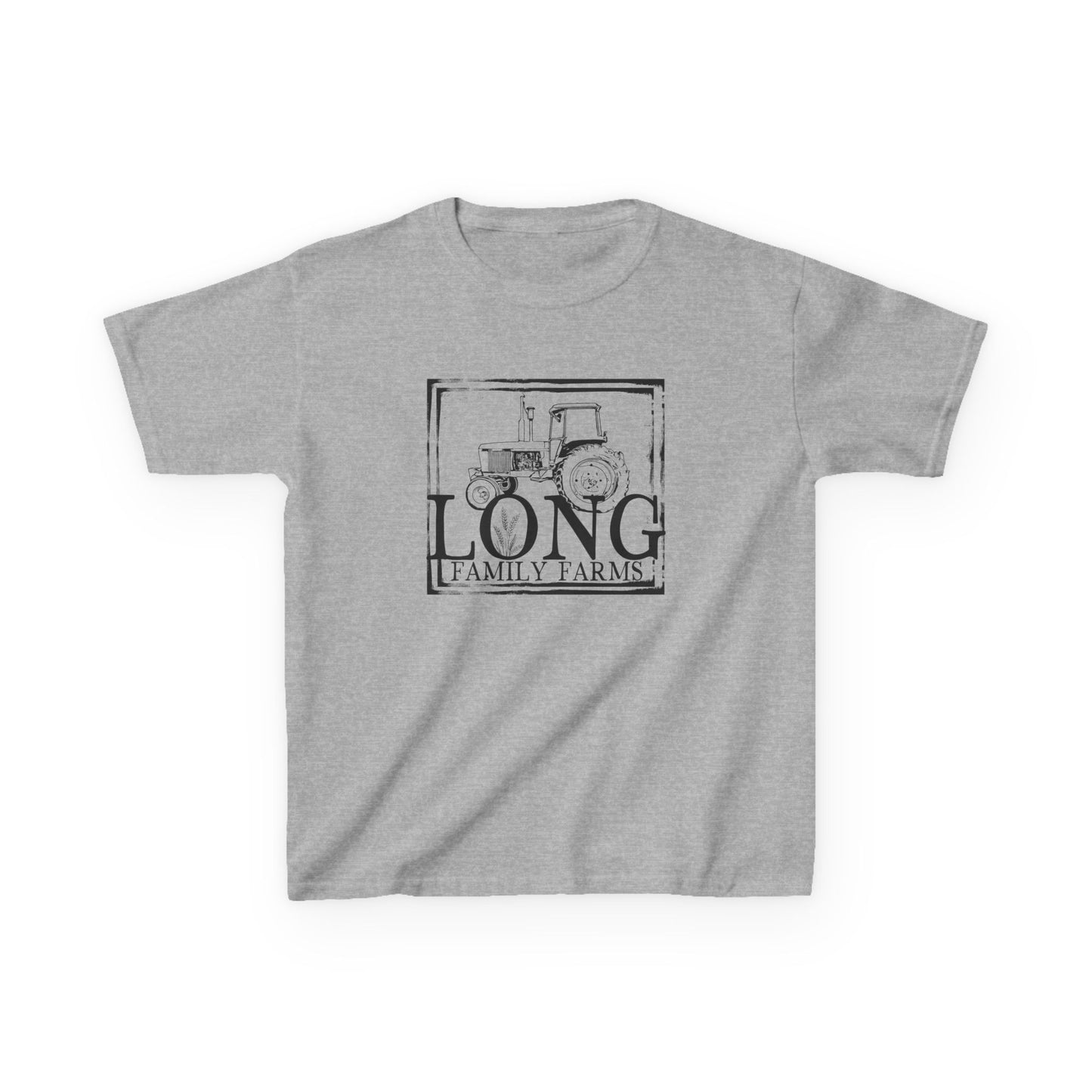 Tractor Print Heavy Cotton T-Shirt (YOUTH)