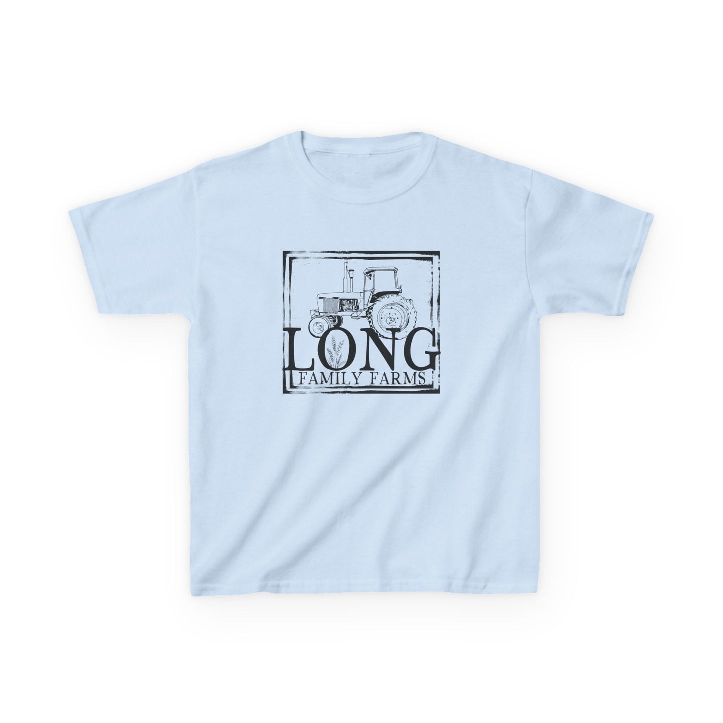Tractor Print Heavy Cotton T-Shirt (YOUTH)