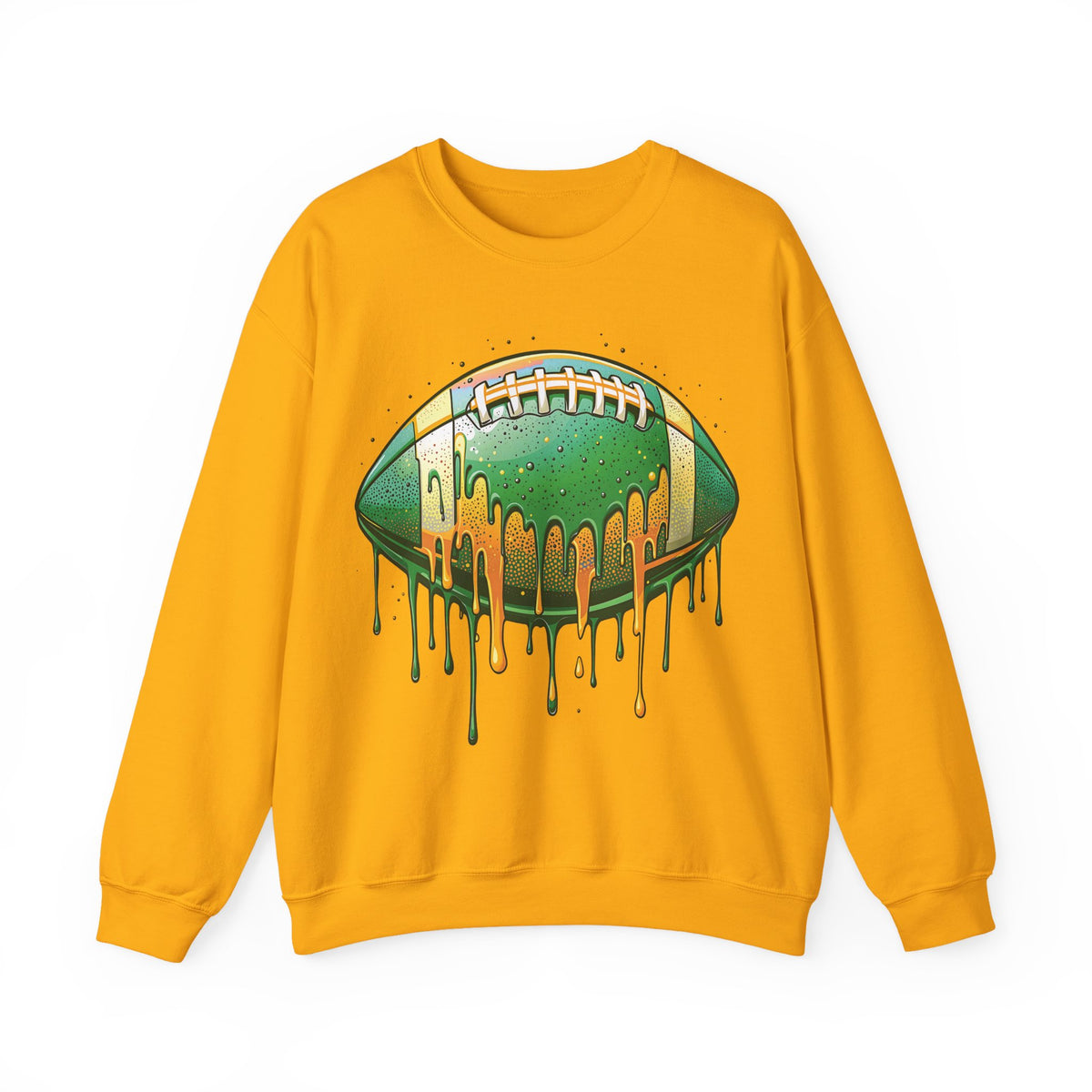 Green and Yellow Football Sweatshirt