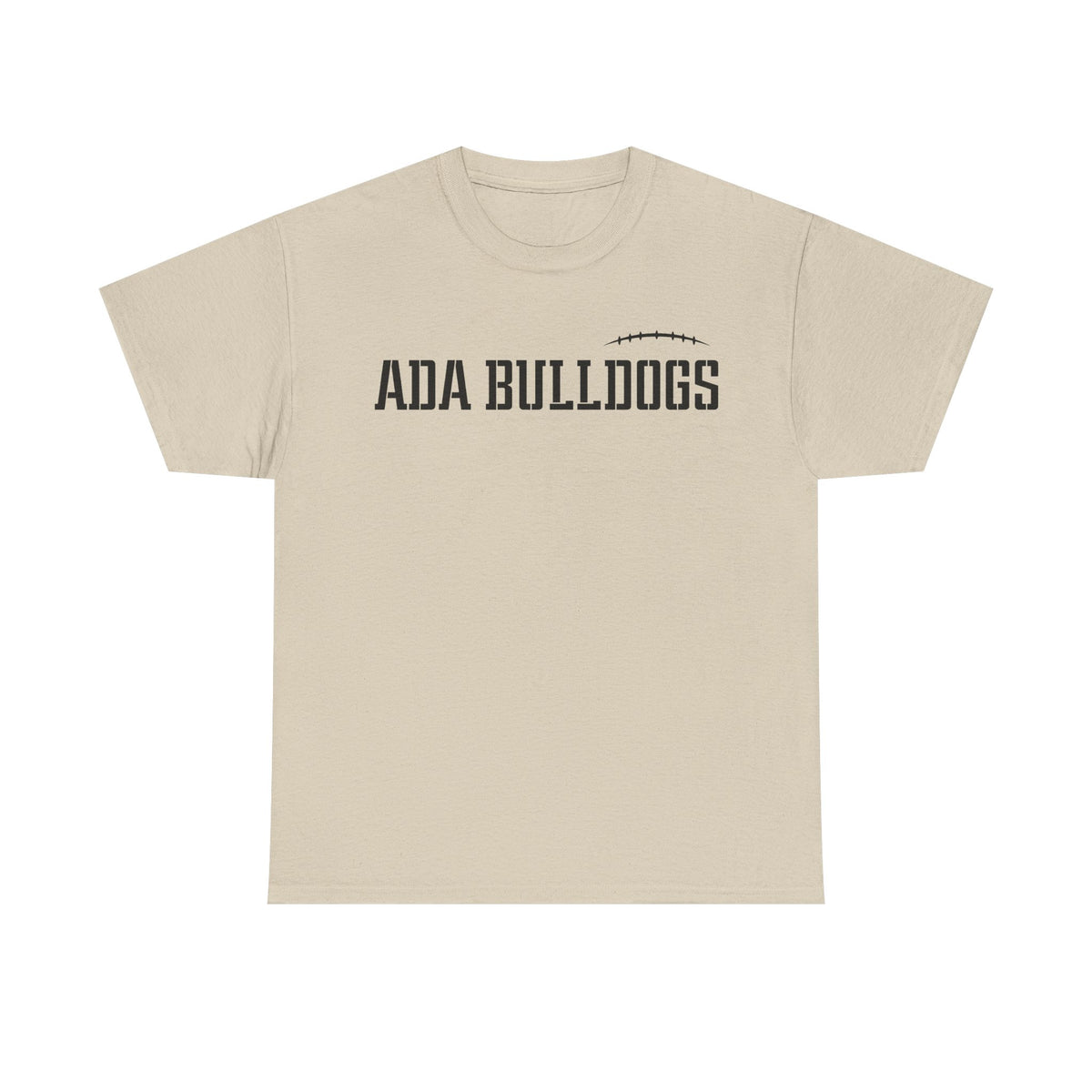 Ada Bulldogs Football Heavy Cotton T-shirt