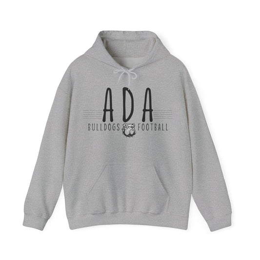 Ada Bulldogs Football Hooded Sweatshirt