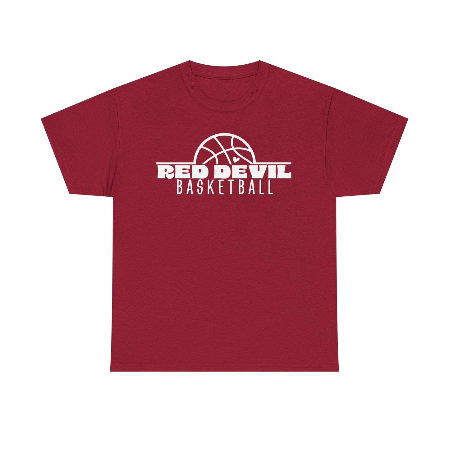 Arlington Red Devils Basketball Heavy Cotton T-shirt