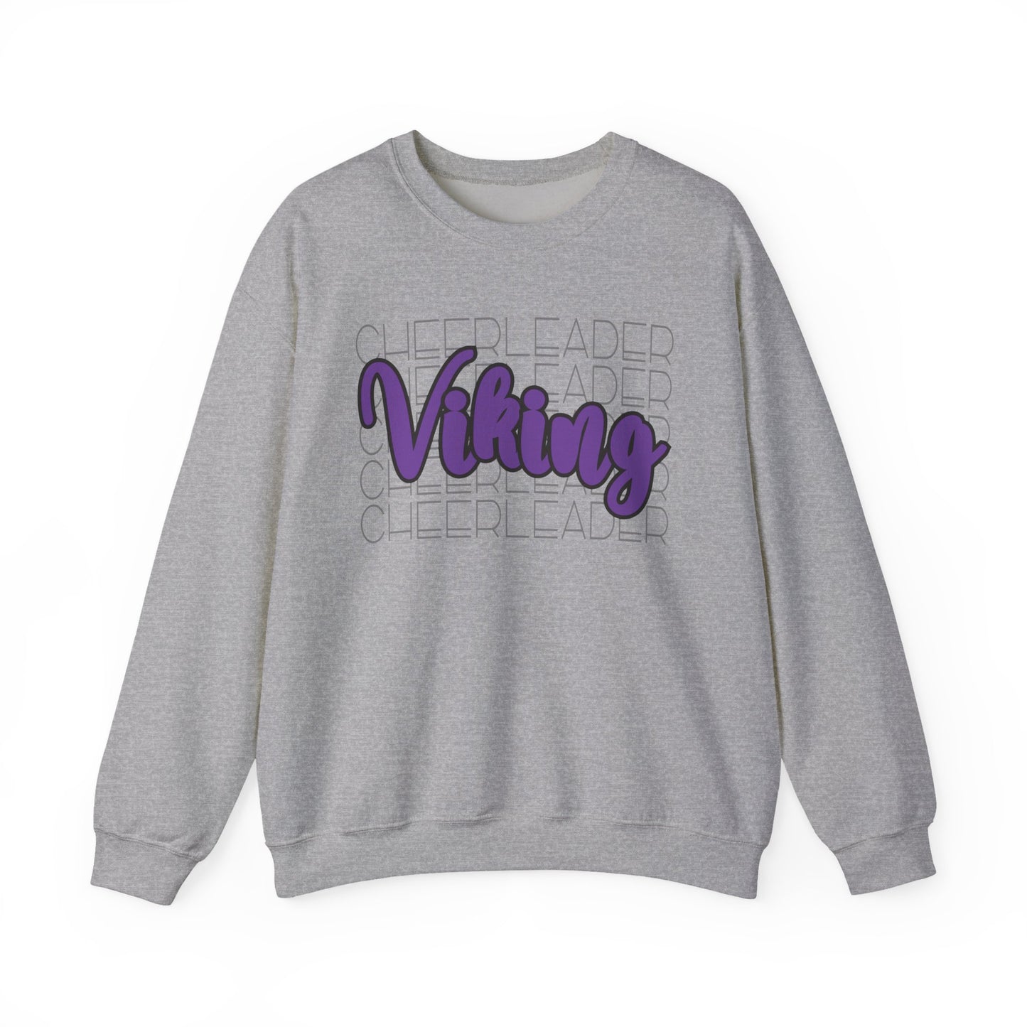 Leipsic Vikings Cheerleader Crewneck Sweatshirt