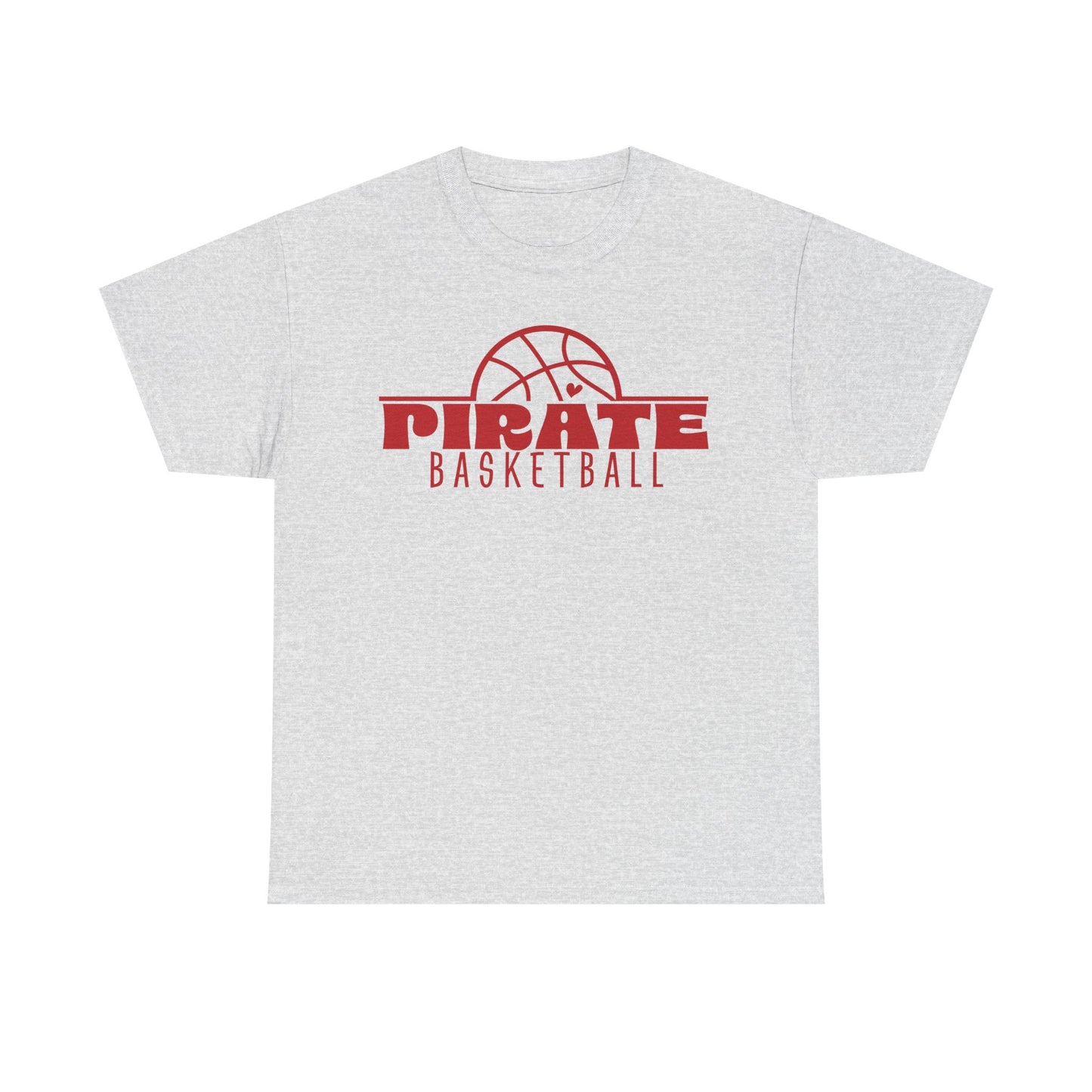 Bluffton Pirates Basketball Heavy Cotton T-shirt