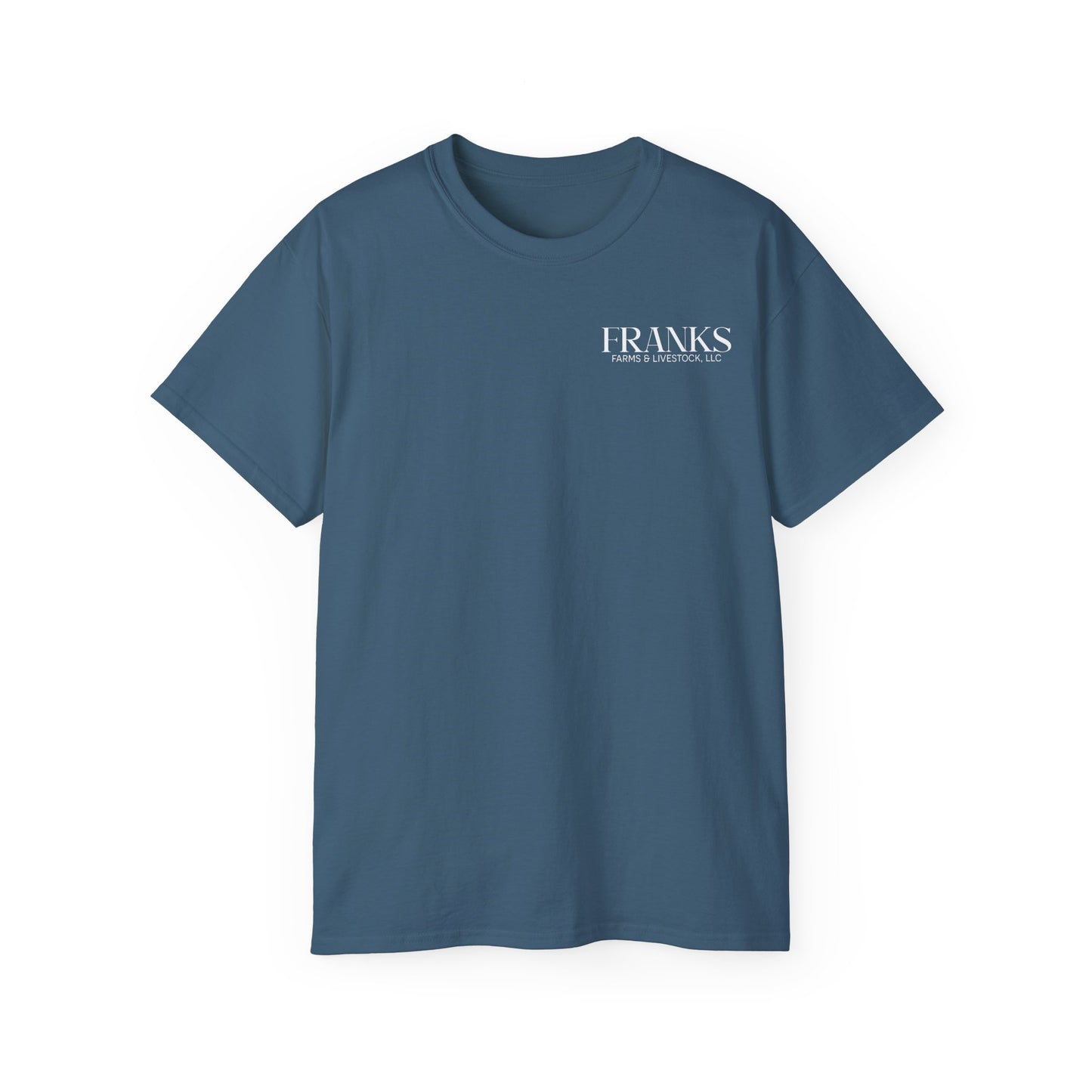 Franks Farms & Livestock Print Extra Heavy Cotton T-Shirt (ADULT)