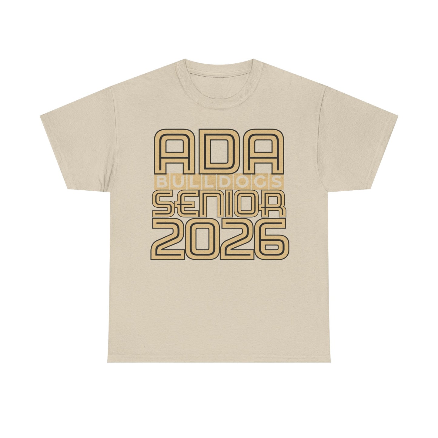 Ada Bulldogs Senior 2026l Heavy Cotton T-shirt