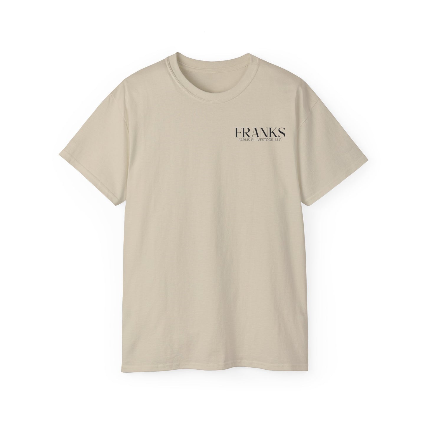 Franks Farms & Livestock Print Extra Heavy Cotton T-Shirt (ADULT)
