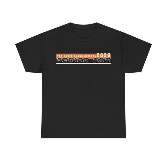 Van Buren Black Knights 2026 Senior Dad Heavy Cotton T-shirt