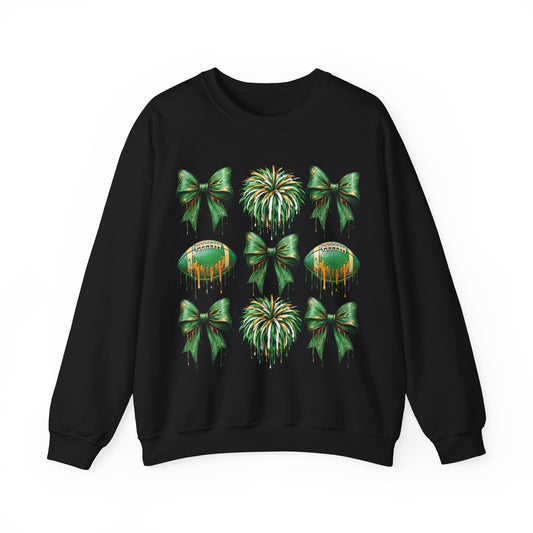 Green and Yellow Bows Sweatshirt