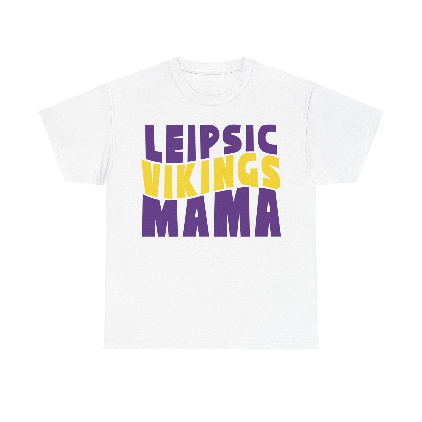 Leipsic Vikings Mama Heavy Cotton T-shirt