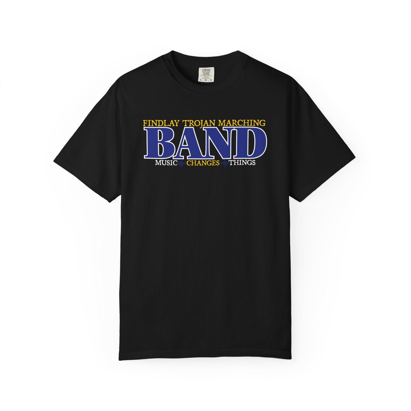 Findlay Trojans Band Comfort Colors T-Shirt