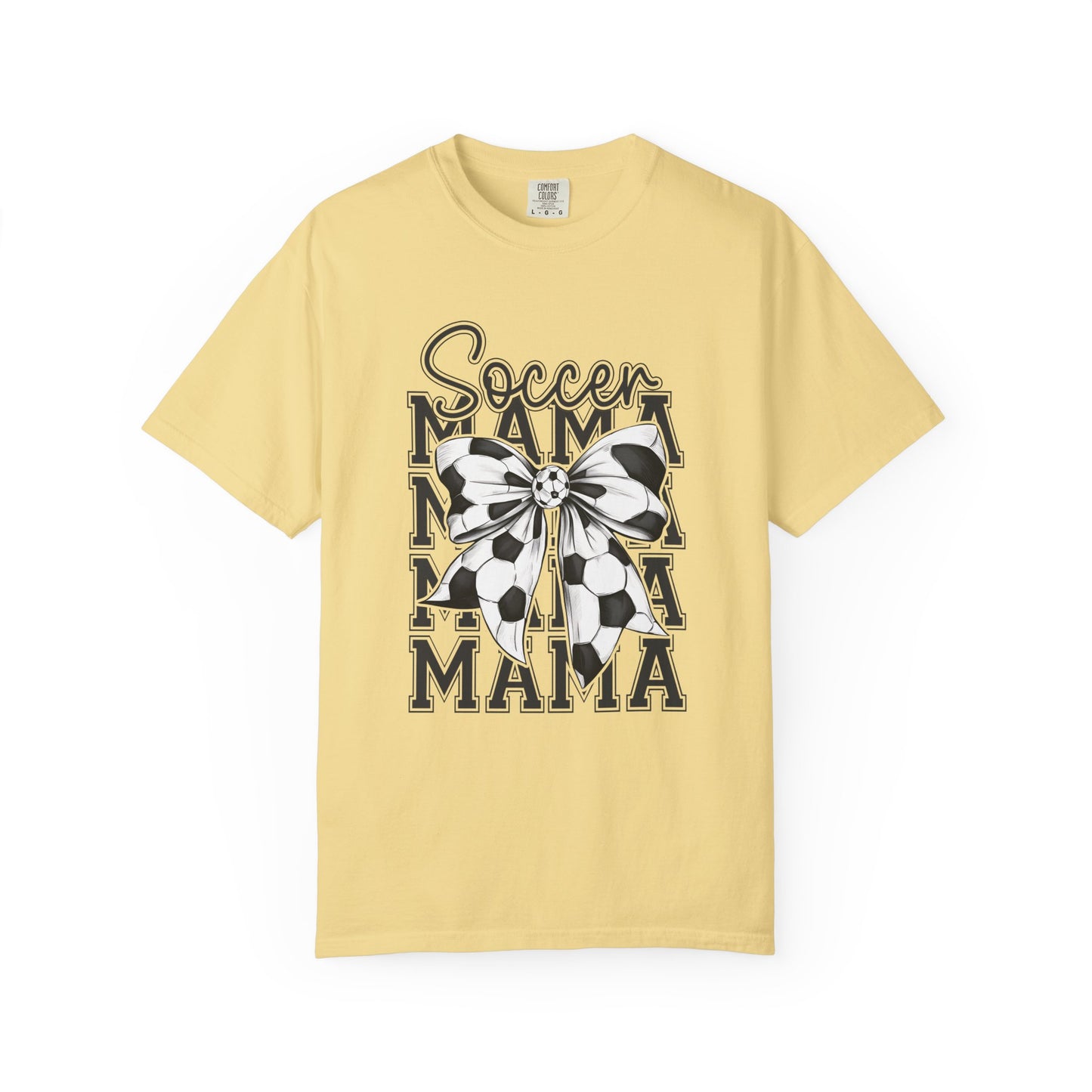 Blue & Gold Soccer Mom Comfort Colors T-Shirt