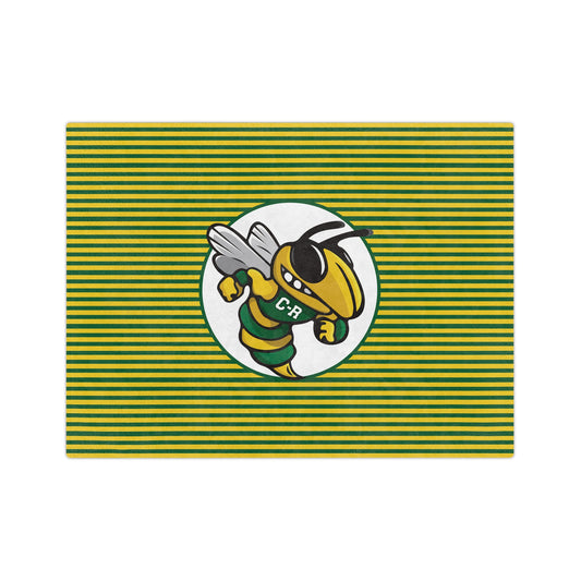 Cory-Rawson Hornets Fleece Blanket