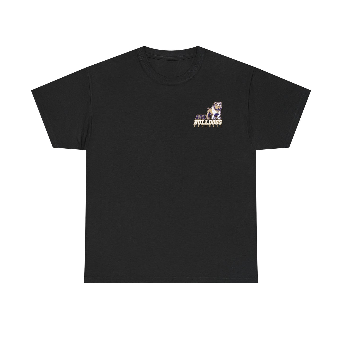 Ada Bulldogs Baseball Heavy Cotton T-shirt