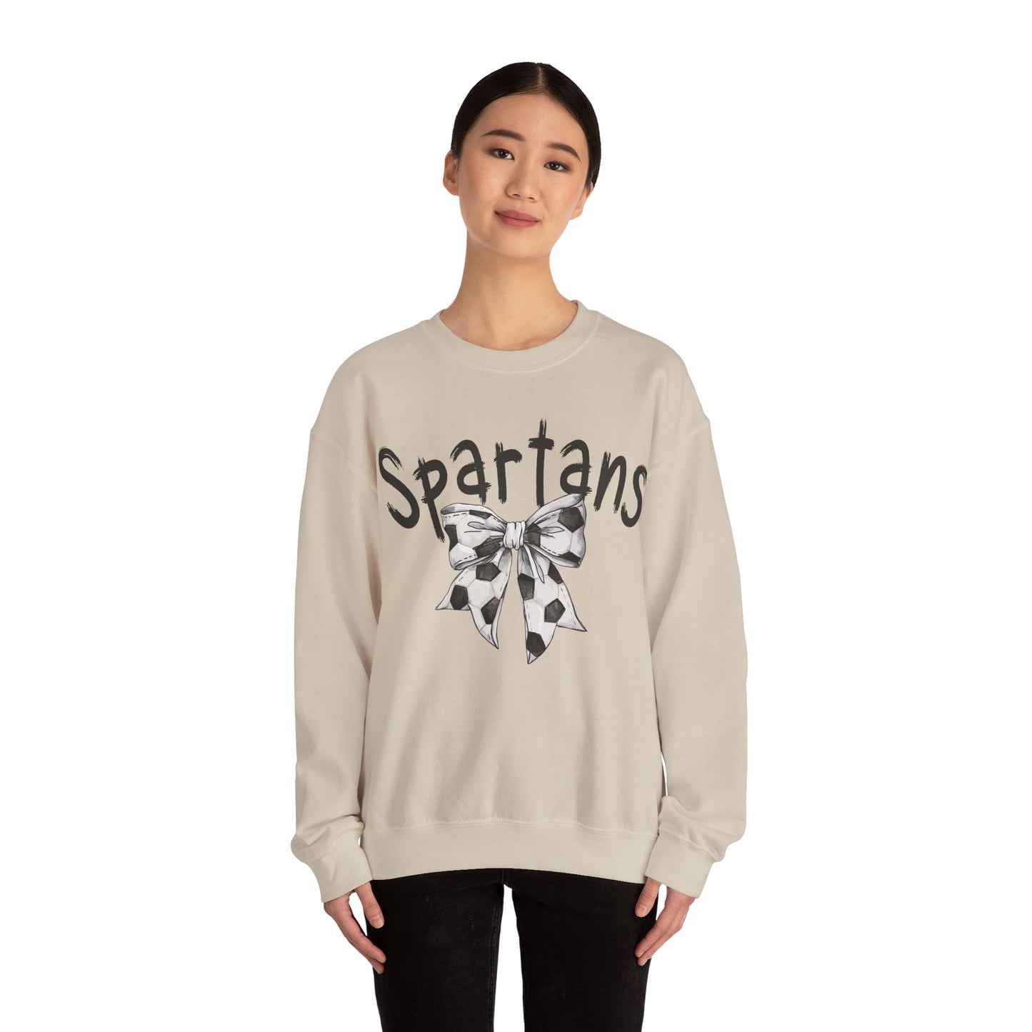 Lima Senior Spartans Soccer Crewneck Sweatshirt