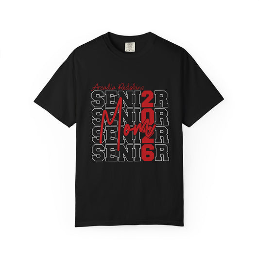 Arcadia Redskins Senior Mom 2026 Comfort Colors T-Shirt