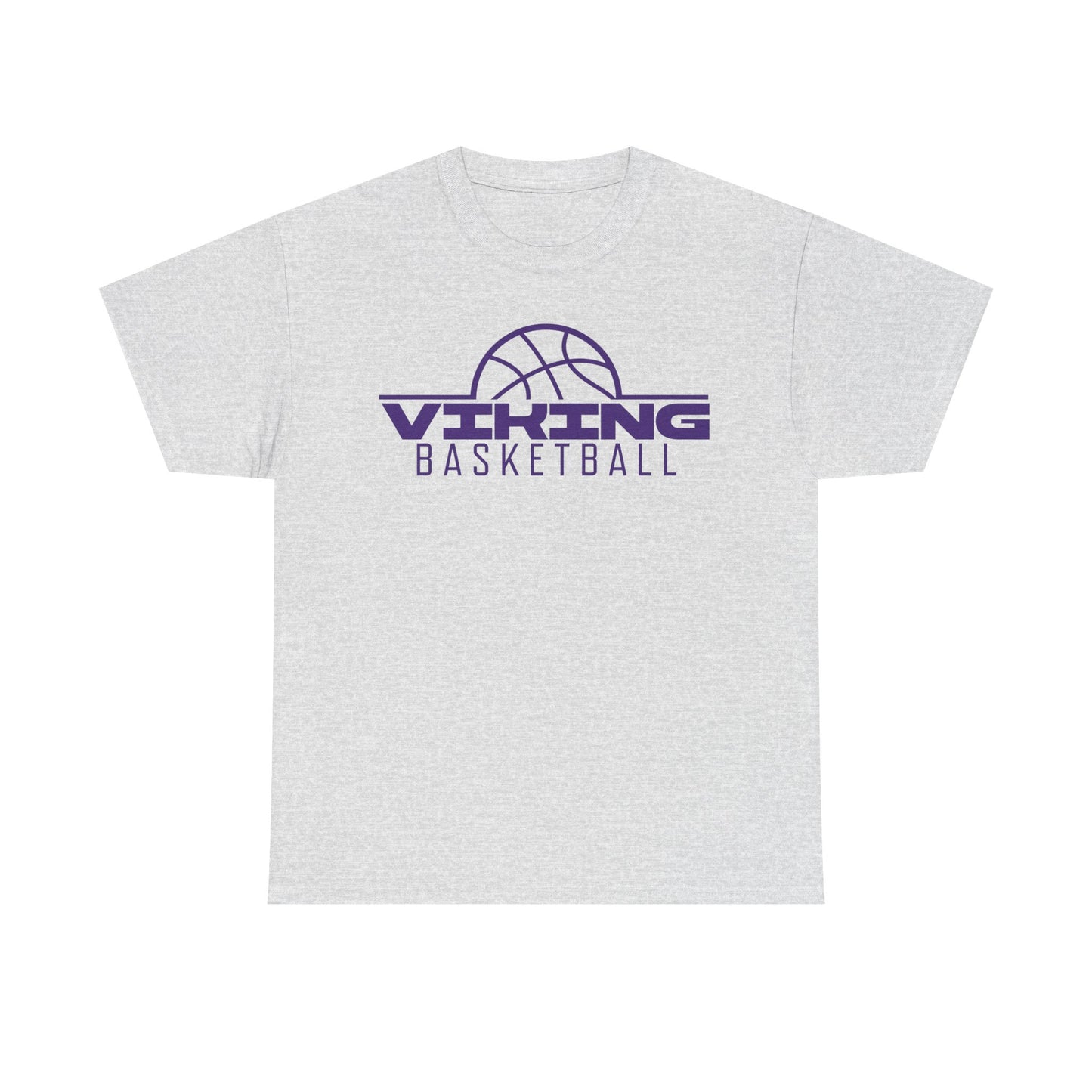 Leipsic Vikings Basketball Heavy Cotton T-shirt
