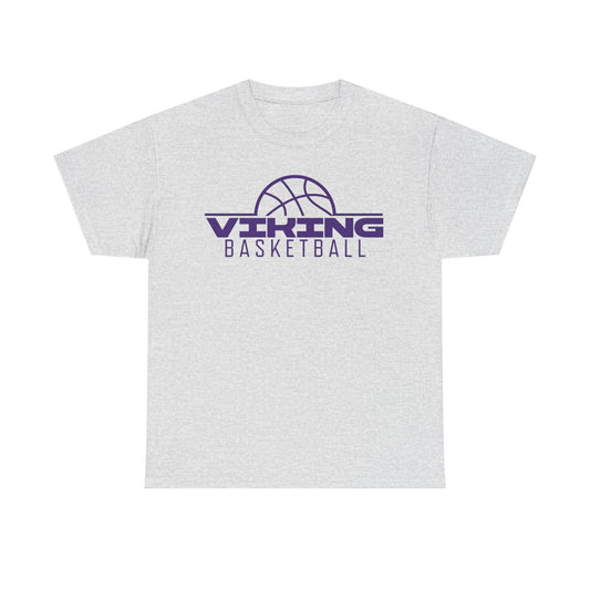 Leipsic Vikings Basketball Heavy Cotton T-shirt
