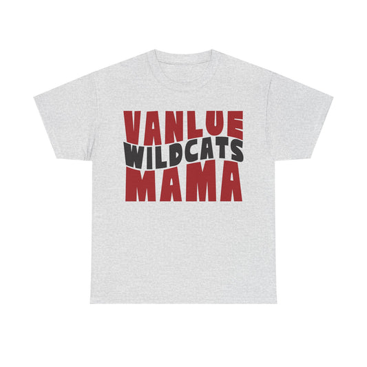 Vanlue Wildcats Mama Heavy Cotton T-shirt