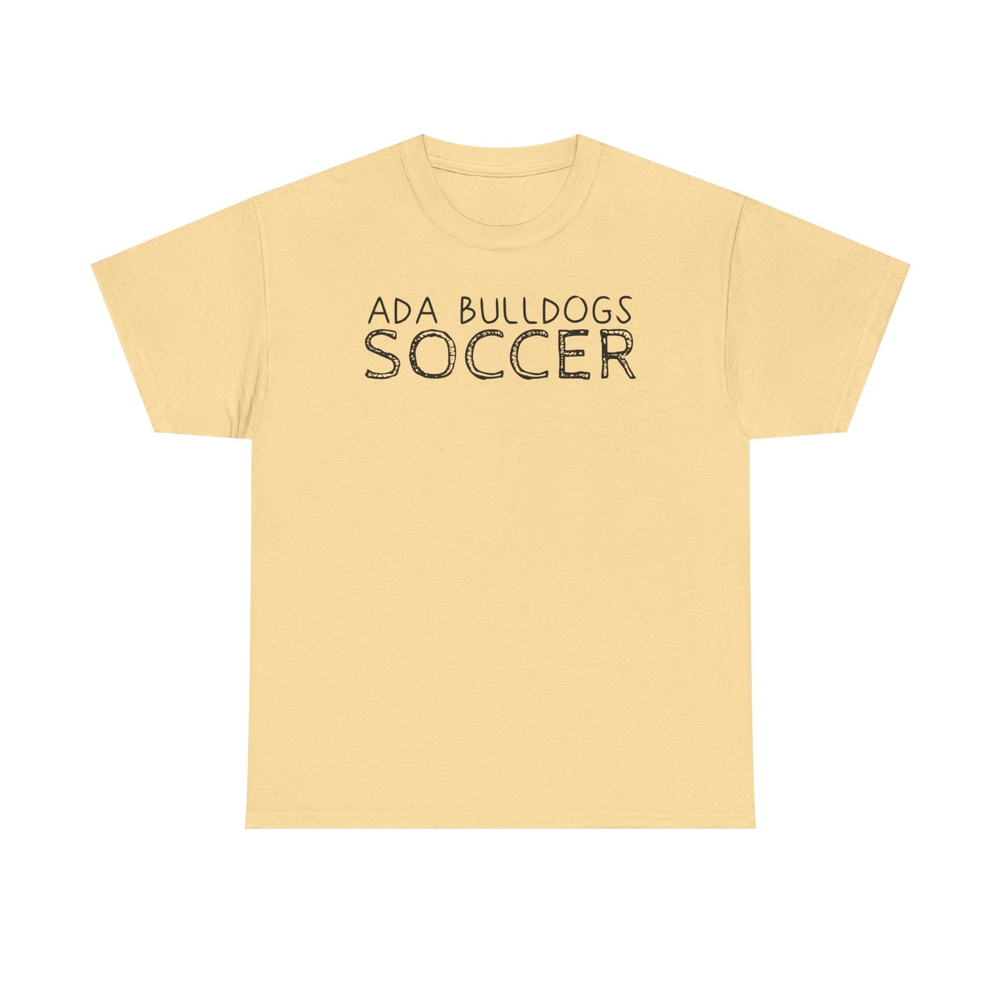 Ada Bulldogs Soccer Heavy Cotton T-shirt