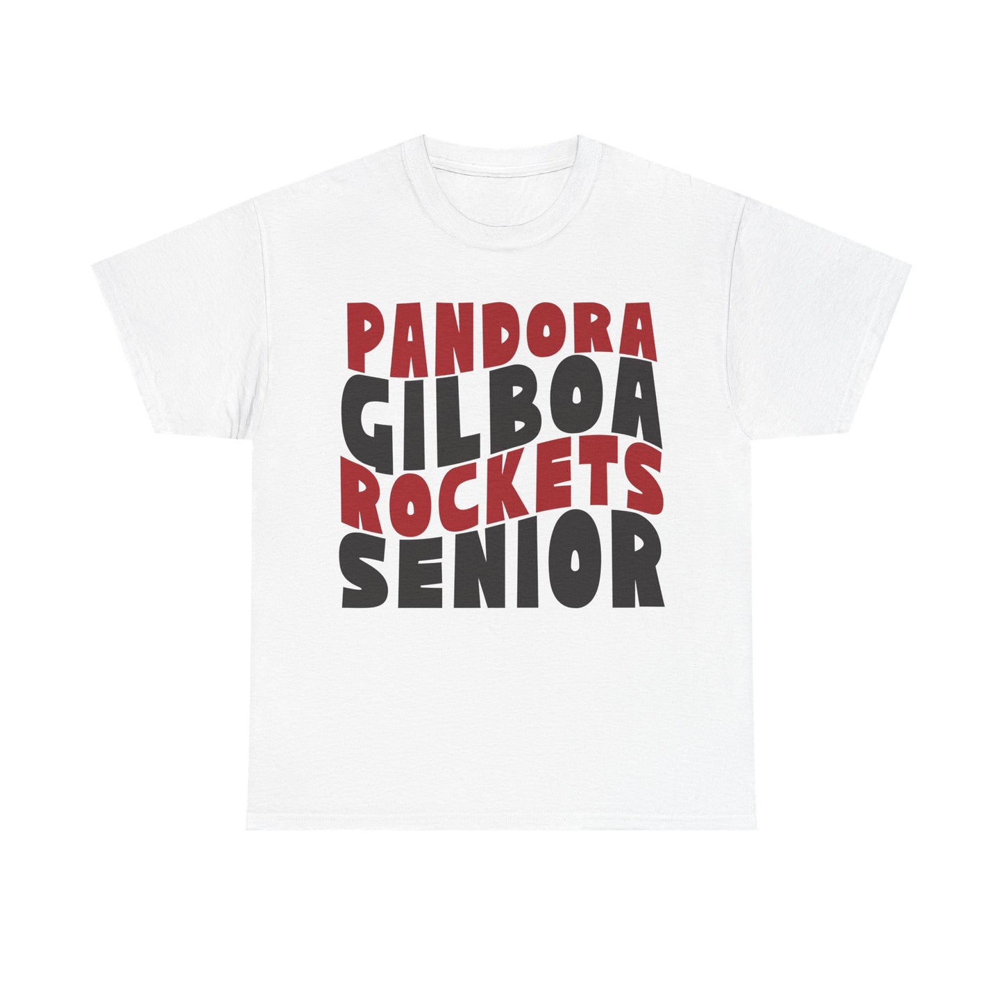 Pandora-Gilboa Rockets Senior Heavy Cotton T-shirt