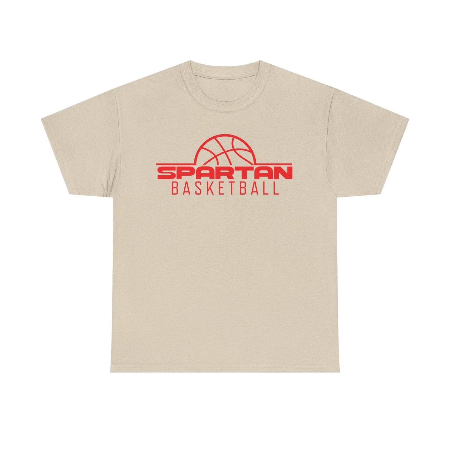 Lima Senior Spartans Basketball Heavy Cotton T-shirt